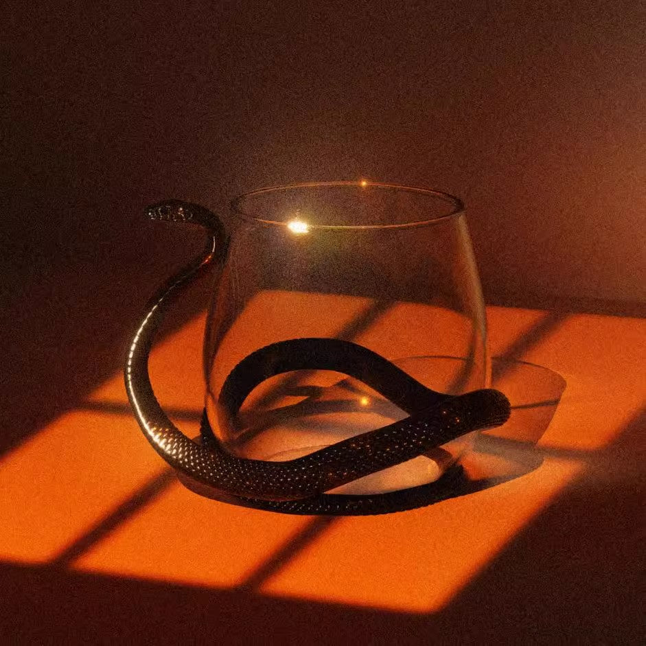 Snake and Glass Designer Wine Glass