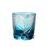 VIANASA'S Blue Realm Edo Kiriko Whiskey Glass GoGlassCup