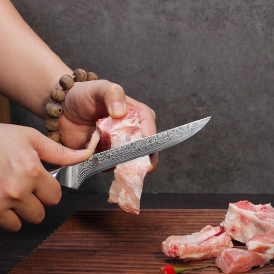 Boning knife | 45 Layer Damascus Steel | AUS-10