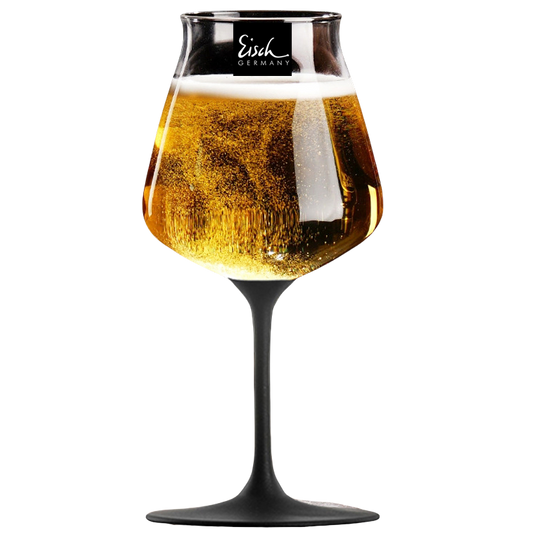 EISCH Frosted Black Rod Beer Glass - Goglasscup