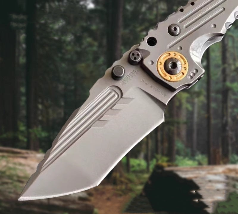 Military Folding Knife| Heavy Duty Multifunctional -Z-Wear Powder Steel