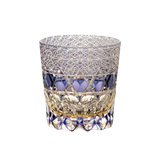 VIANASA'S Edo Kiriko Kasaneirome Shihou Whiskey Glass - Goglasscup