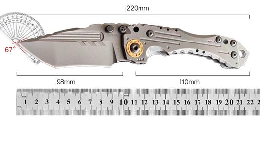 Military Folding Knife| Heavy Duty Multifunctional -Z-Wear Powder Steel
