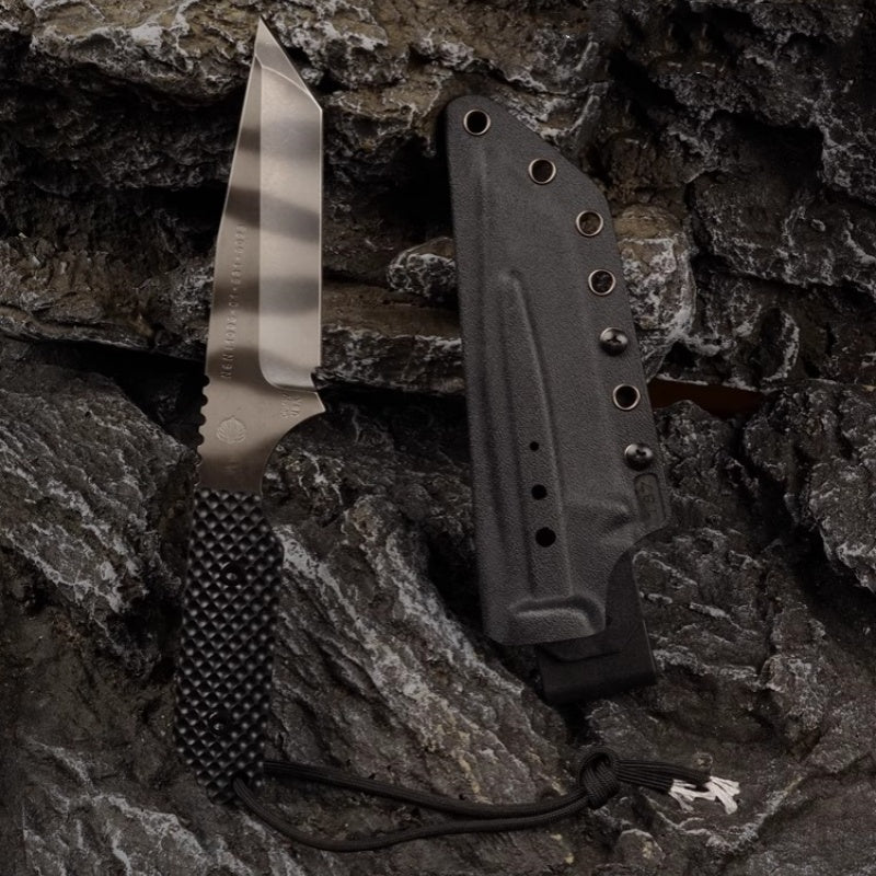 Outdoor Knife | CPM3V Alloy Steel | MS Series Seal Tiger Pattern Edition