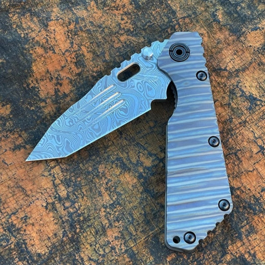 Folding Knife | Damascus Steel | Trident Knife