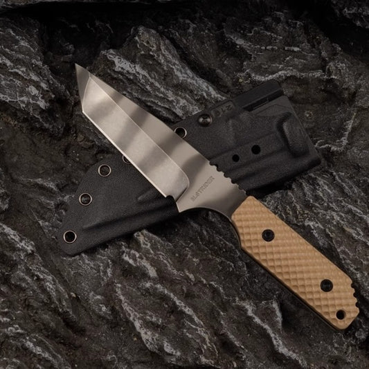 Outdoor Knife | CPM3V Alloy Steel | MS Series Seal Tiger Pattern Edition
