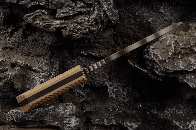 Outdoor Knife | CPM3V Alloy Steel | MS Series Seal Tiger Pattern Edition