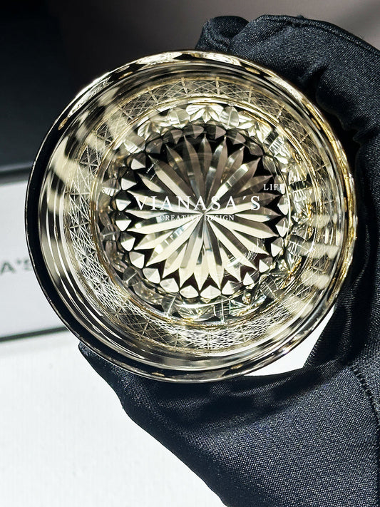 VIANASA'S Edo Kiriko Meteor Whiskey Glass