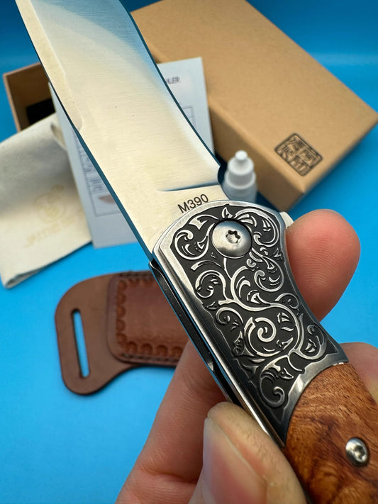 Folding Knife | M390 Steel | Hand Forged | Eagle