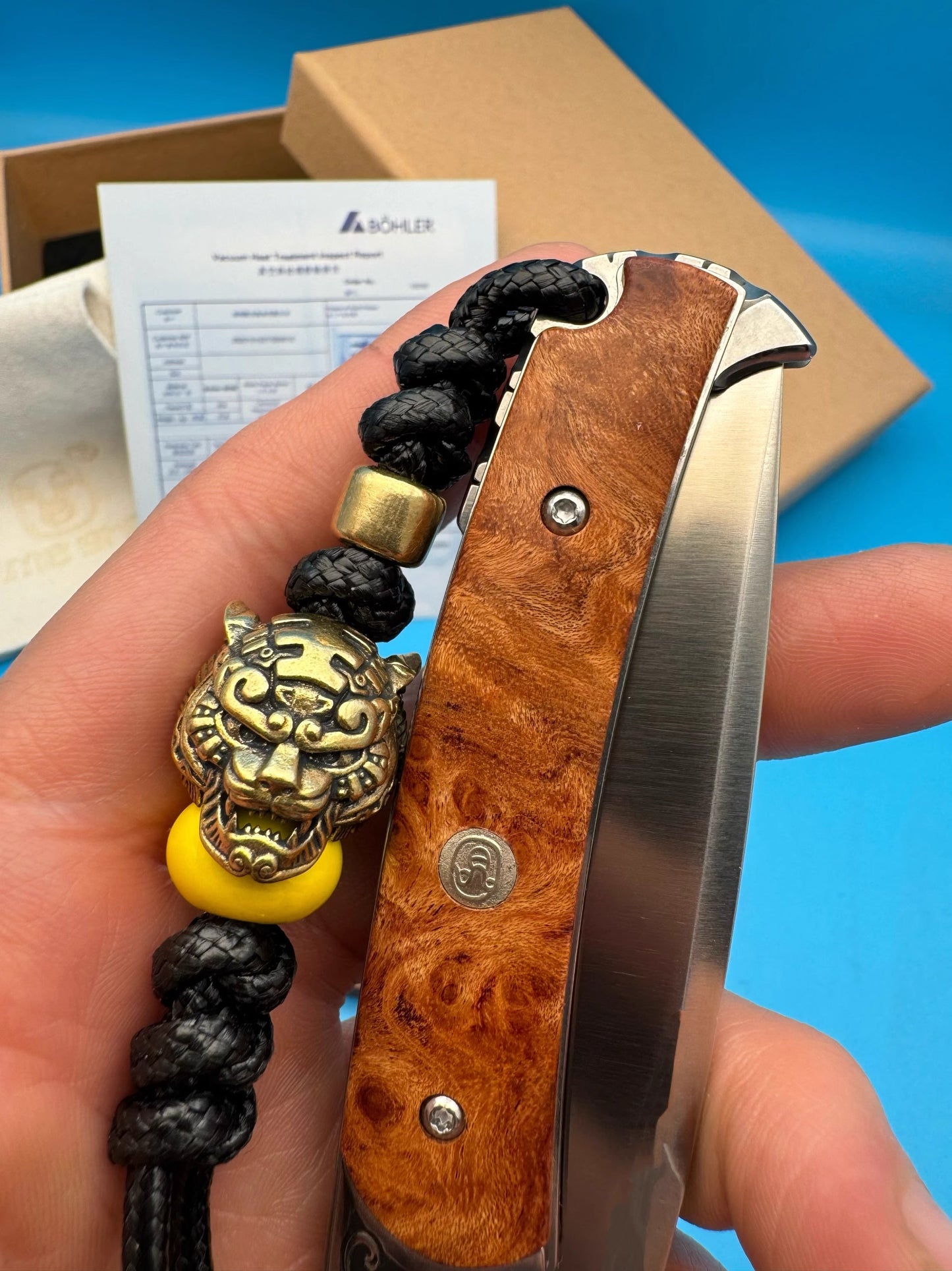 Folding Knife | M390 Steel | Hand Forged | Eagle