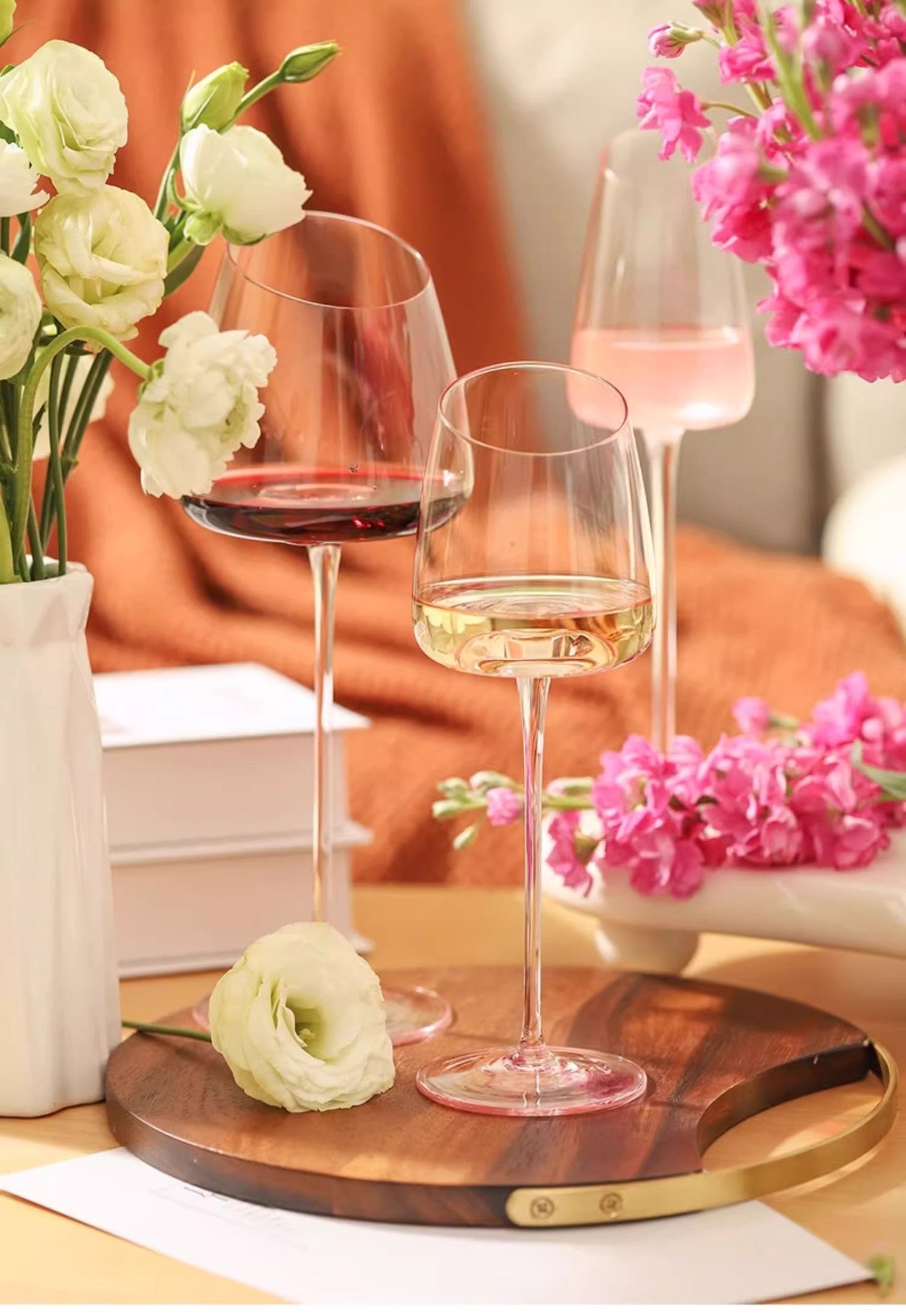 Aynsley Lady Pink Champagne Glasses - Goglasscup