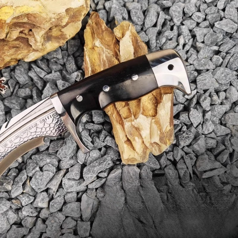 Outdoor Survival | Kukri Knife | Dragon Pattern