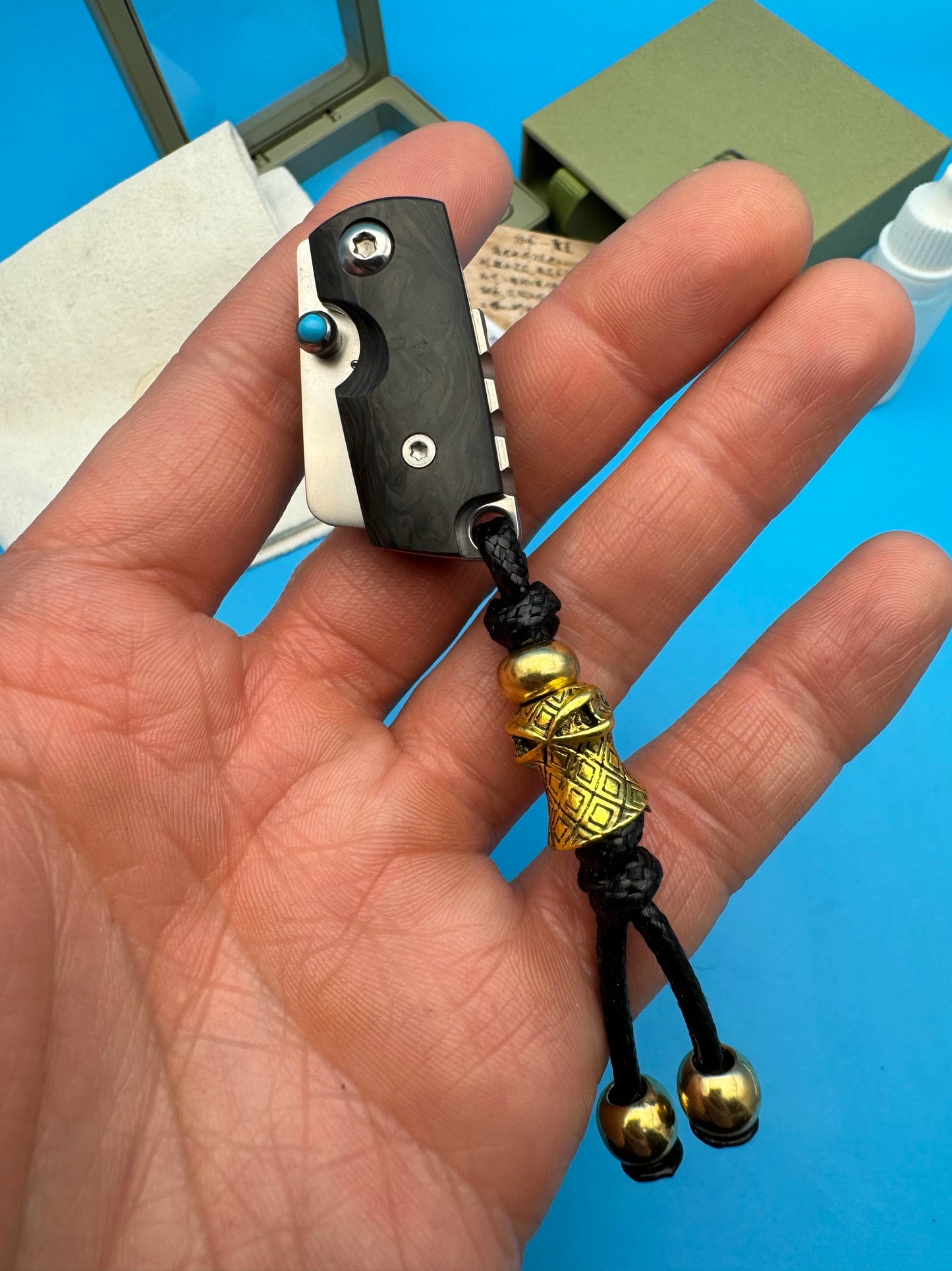 Pocket Knife | ZDP189 Steel | Fruit Knife | Magic Bean