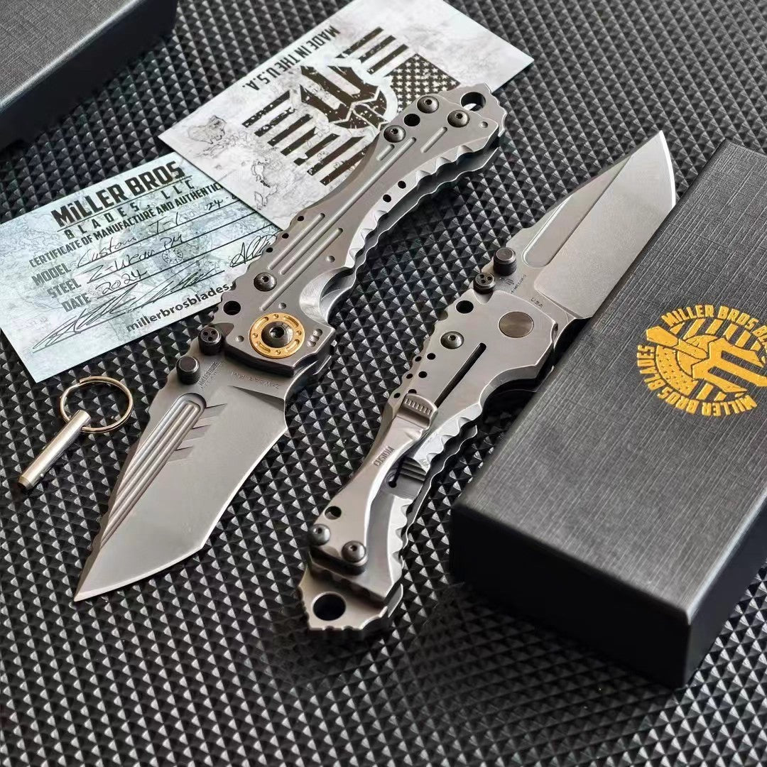 Military Folding Knife| Heavy Duty Multifunctional -Z-Wear Powder Steel
