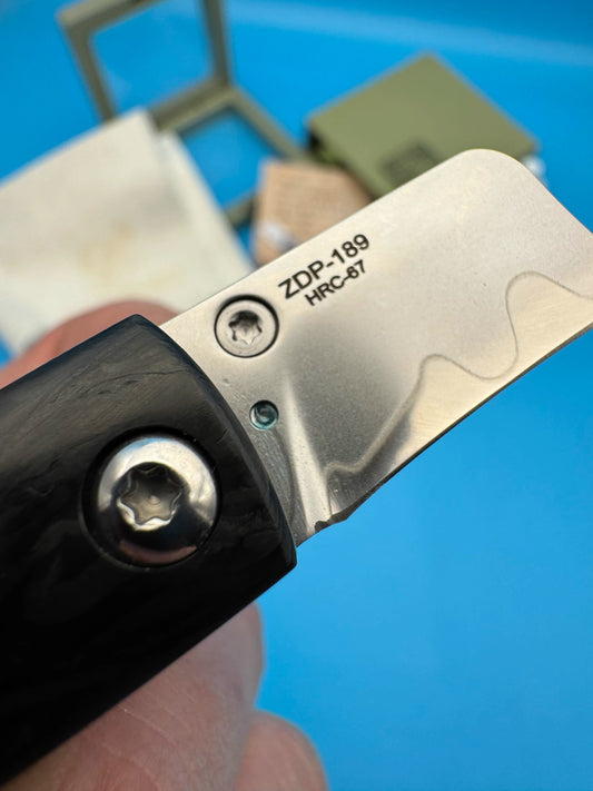 Pocket Knife | ZDP189 Steel | Fruit Knife | Magic Bean