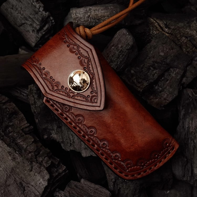 Folding Knife | Damascus Steel | Outdoor Camping | Meilong