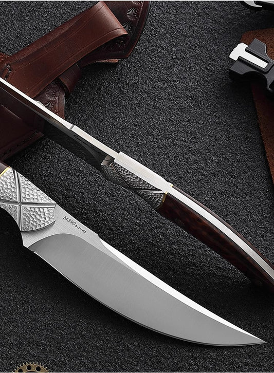 M390 Powder Steel Outdoor Survival Straight Knife-Serpent