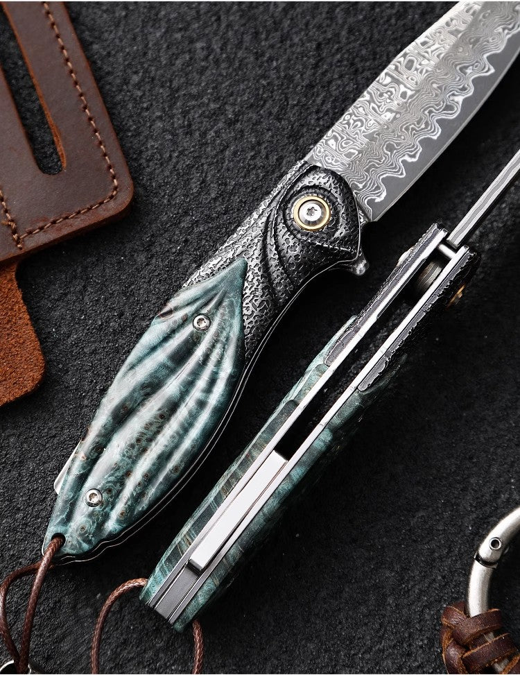 Folding Knife | Damascus Steel | Speedy
