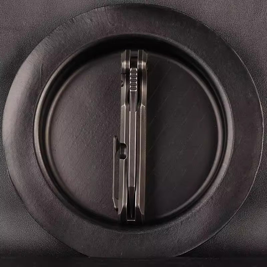 Folding Knife | Titanium Alloy | Black Warrior