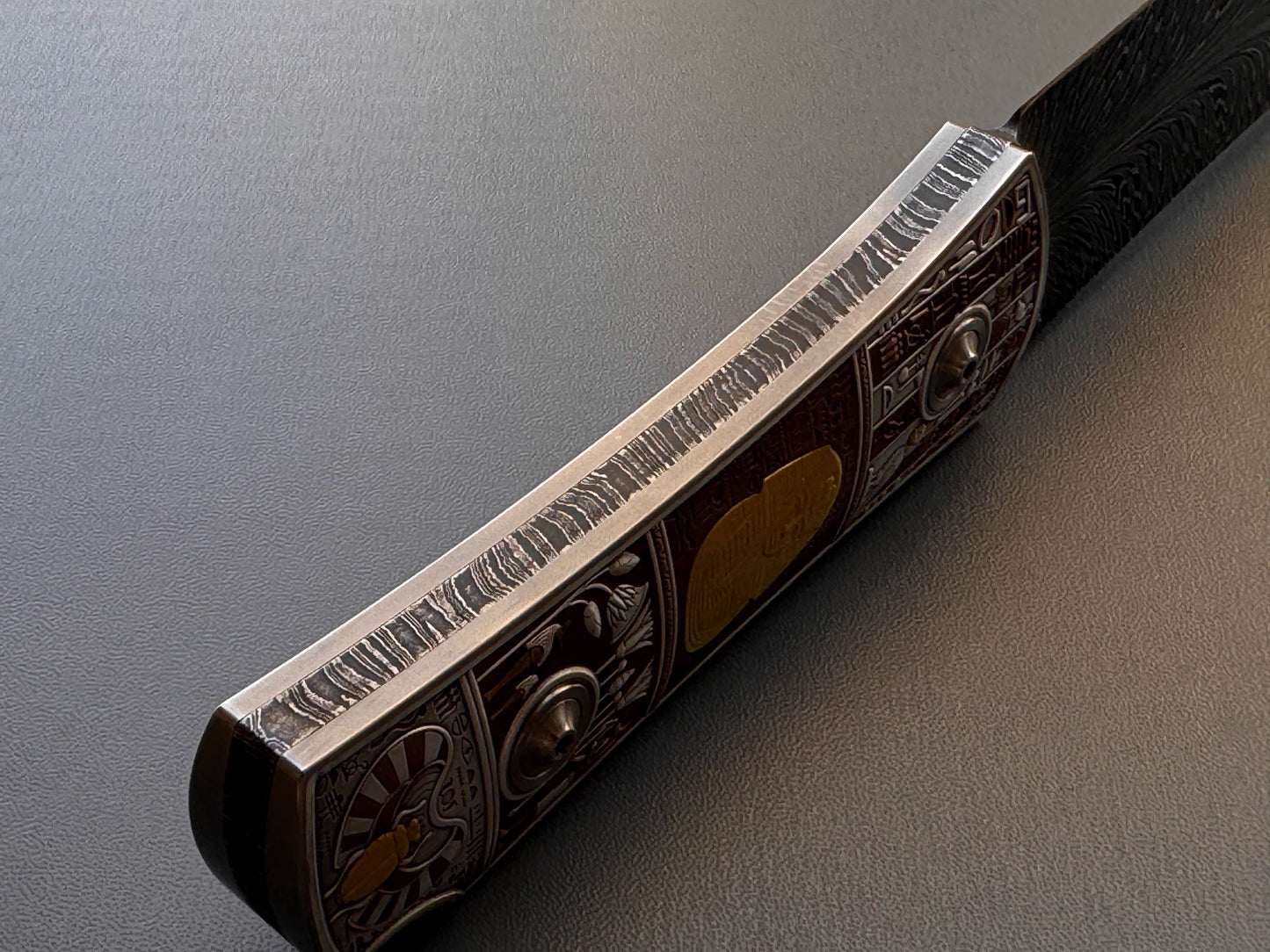 Egyptian Pharaoh Collection-level Damascus Knife