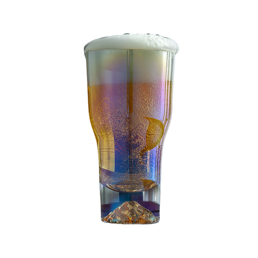 Forbidden City Colorful Crystal Beer Mug