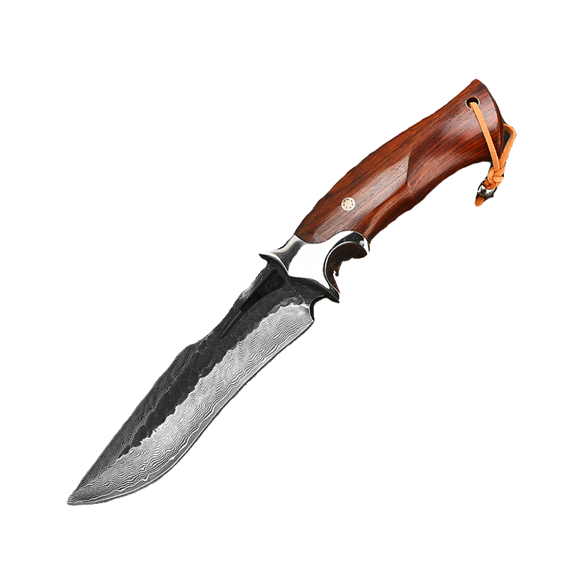 Damascus Steel Outdoor Survival Knife- 97 Layer