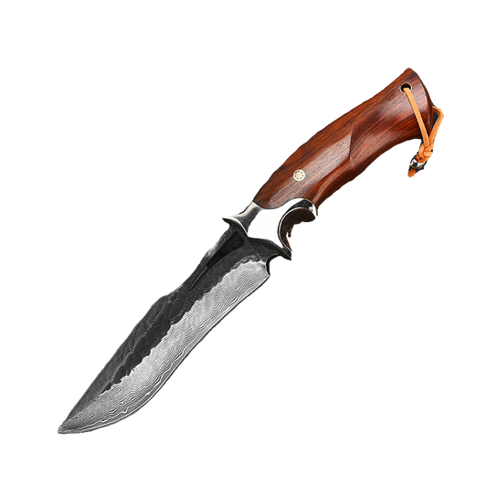 Damascus Steel Outdoor Survival Knife- 97 Layer