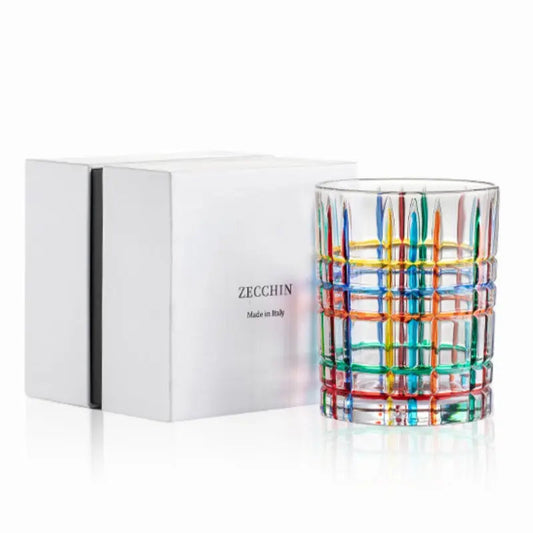 ZECCHIN Colored Glass Whiskey Mosaic Glass