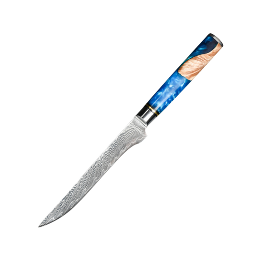 Damascus Steel Professional Boning Knife- Mongolian