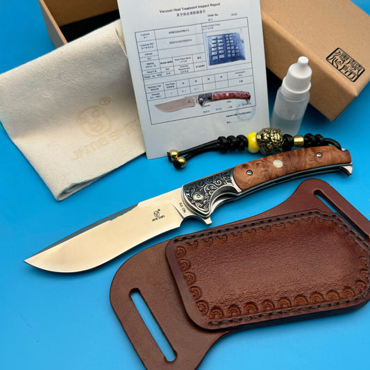 Folding Knife | M390 Steel | Hand Forged | Eagle