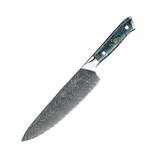67 Layer Damascus Chef Knife with Seiko Husk + Resin Handle