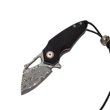 Pocket Knife | Damascus Steel | Red Panda