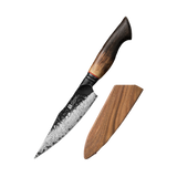 Damascus Steel Utility Knife- Ink Hammer Series