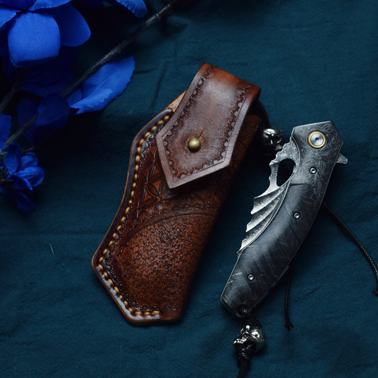 Folding Knife | VG10 Damascus Steel | Dark Night