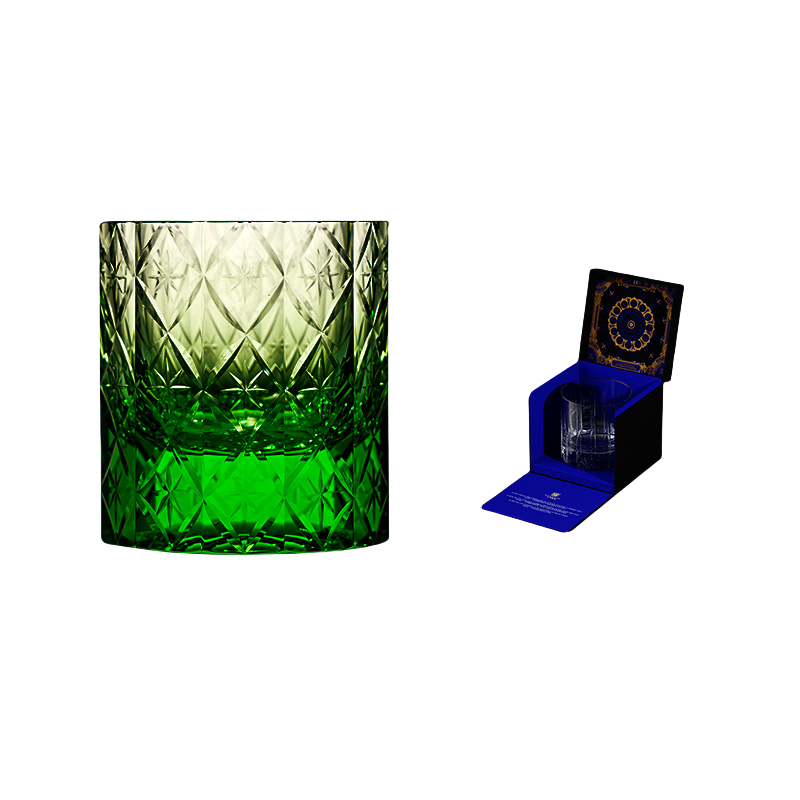 JANPAN Edo Kiriko Crystal Star Whiskey Glass - Goglasscup