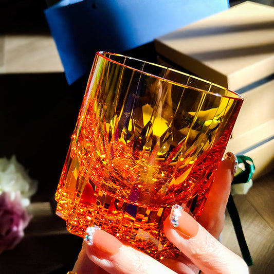 Fashion TCD K9 Crystal Japanese Edo Kiriko Whiskey Glass - Goglasscup