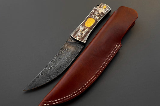 The Egyptian Pharaoh Damascus Knife