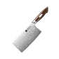 110 Layer Dual-core Damascus Cleaver