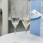 WEDGWOOD Double Heart Champagne Flutes Goglasscup