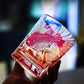 Hand-carved Red Goldfish Edo Kiriko Whiskey Glass