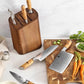 73 Layer Damascus Steel Knife Set with Olive Wood Handle
