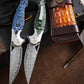 Folding Knife | Damascus Steel | Flying Fish