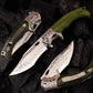 Damascus Steel Folding Knife- Japanese VG10 - Tengu