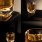 Mystery K9 Crystal Whiskey Glass Rough Stone Cutting
