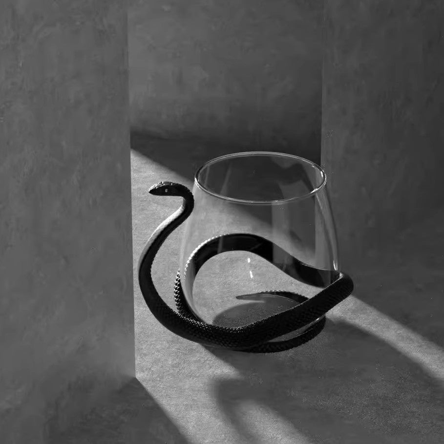 Snake and Glass Designer Wine Glass