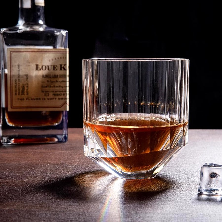 Cube Ice Whiskey Glass - K9 Crystal