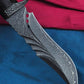 Outdoor Knife | Damascus Steel | Gray Wolf