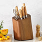 73 Layer Damascus Steel Knife Set with Olive Wood Handle