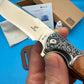 Folding Knife | M390 Steel | Hand Forged | Eagle