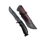 Outdoor Knife | Damascus Steel | Gray Wolf